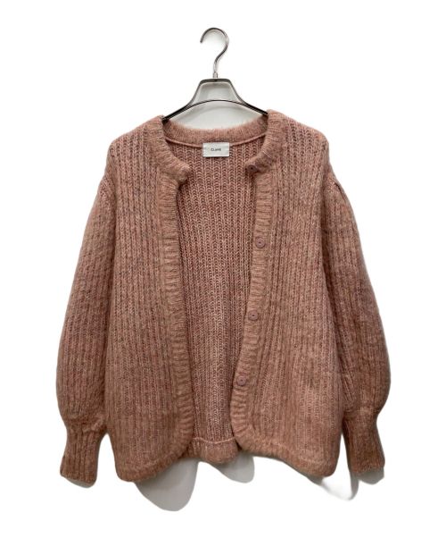 CLANE（クラネ）CLANE (クラネ) モヘアニットカーディガン レッド サイズ:SIZE1の古着・服飾アイテム