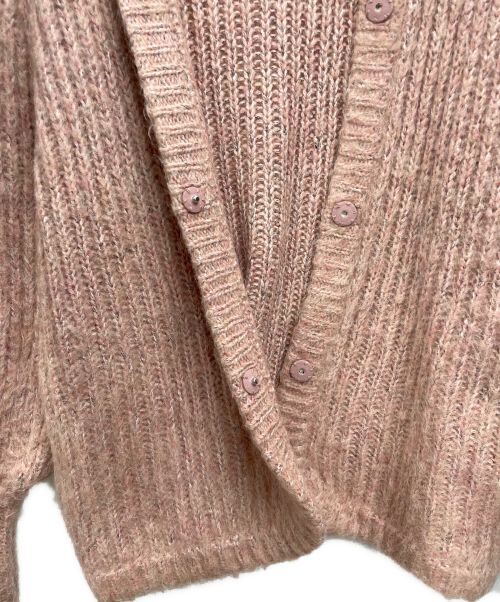 CLANE（クラネ）CLANE (クラネ) モヘアニットカーディガン レッド サイズ:SIZE1の古着・服飾アイテム