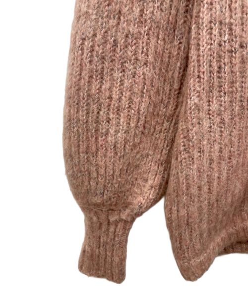 CLANE（クラネ）CLANE (クラネ) モヘアニットカーディガン レッド サイズ:SIZE1の古着・服飾アイテム