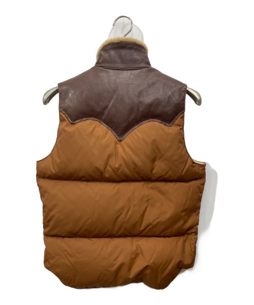 RockyMountainFeatherBed（ロッキーマウンテンフェザーベッド）RockyMountainFeatherBed (ロッキーマウンテンフェザーベッド) ダウンベスト ブラウン サイズ:SIZE 36の古着・服飾アイテム