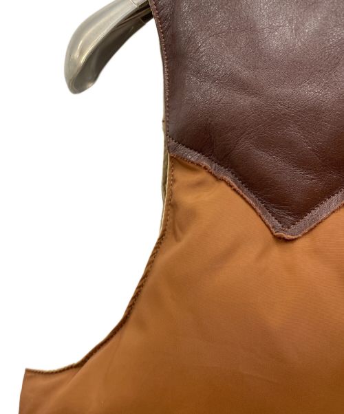 RockyMountainFeatherBed（ロッキーマウンテンフェザーベッド）RockyMountainFeatherBed (ロッキーマウンテンフェザーベッド) ダウンベスト ブラウン サイズ:SIZE 36の古着・服飾アイテム