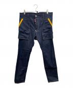 DSQUARED2ディースクエアード）の古着「デニムベイカーパンツ」｜インディゴ