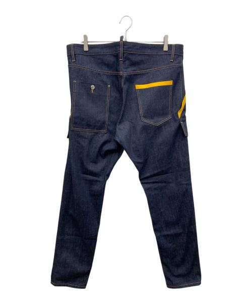 DSQUARED2（ディースクエアード）DSQUARED2 (ディースクエアード) デニムベイカーパンツ インディゴ サイズ:50の古着・服飾アイテム