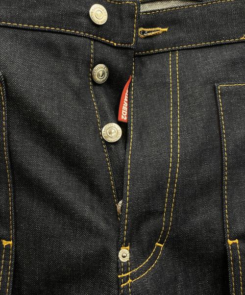 DSQUARED2（ディースクエアード）DSQUARED2 (ディースクエアード) デニムベイカーパンツ インディゴ サイズ:50の古着・服飾アイテム
