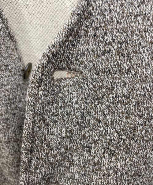 ISSEY MIYAKE（イッセイミヤケ）ISSEY MIYAKE (イッセイミヤケ) ニットカーディガン グレー サイズ:SIZE 3の古着・服飾アイテム