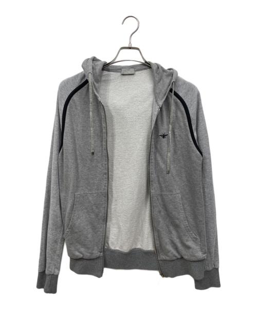 DIOR HOMME（ディオール オム）DIOR HOMME (ディオール オム) ジップパーカー グレー サイズ:48の古着・服飾アイテム