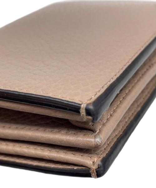 GUCCI（グッチ）GUCCI (グッチ) 財布 ベージュ×ブラウンの古着・服飾アイテム