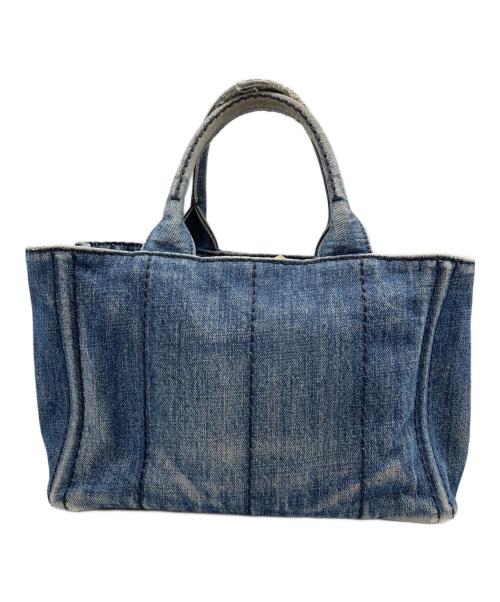 PRADA（プラダ）PRADA (プラダ) 2wayトートバッグ インディゴの古着・服飾アイテム
