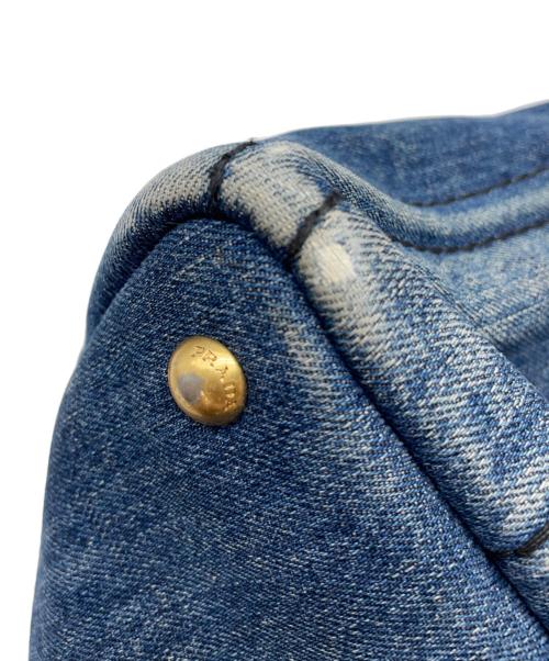 PRADA（プラダ）PRADA (プラダ) 2wayトートバッグ インディゴの古着・服飾アイテム