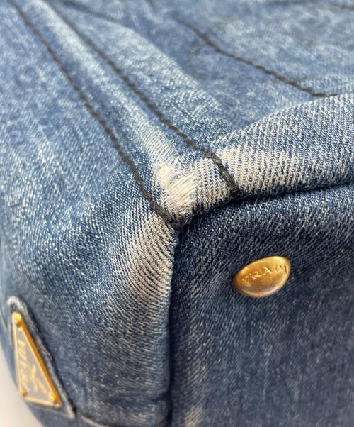 PRADA（プラダ）PRADA (プラダ) 2wayトートバッグ インディゴの古着・服飾アイテム