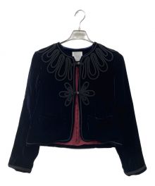 IENA LA BOUCLE（イエナ ラ ブークル）の古着「コードエンドベルベットジャケット」｜ネイビー