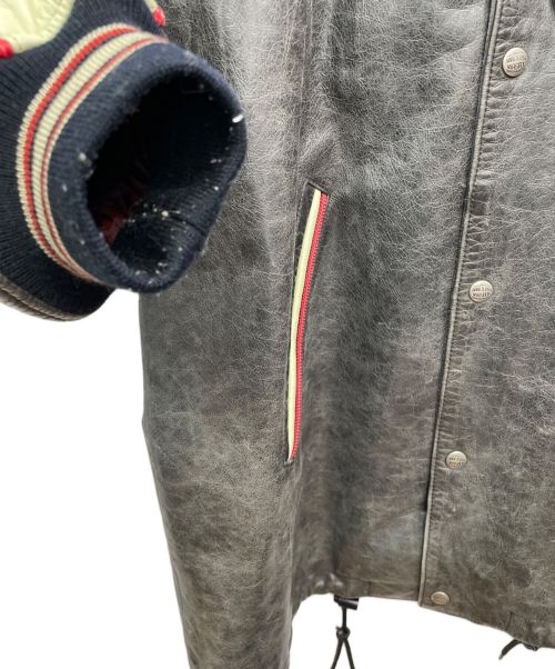 AVIREX（アヴィレックス）AVIREX (アヴィレックス) レザージャケット ブラック サイズ:Mの古着・服飾アイテム