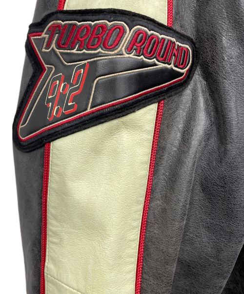 AVIREX（アヴィレックス）AVIREX (アヴィレックス) レザージャケット ブラック サイズ:Mの古着・服飾アイテム