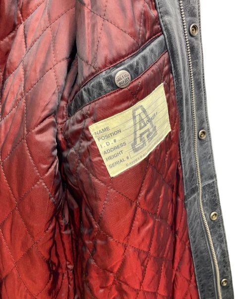 AVIREX（アヴィレックス）AVIREX (アヴィレックス) レザージャケット ブラック サイズ:Mの古着・服飾アイテム