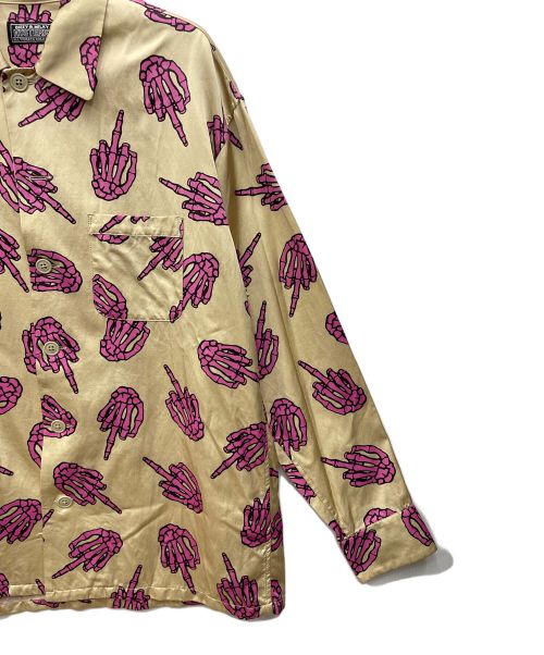 Hysteric Glamour（ヒステリックグラマー）Hysteric Glamour (ヒステリックグラマー) パジャマシャツ ベージュ サイズ:Ｌの古着・服飾アイテム