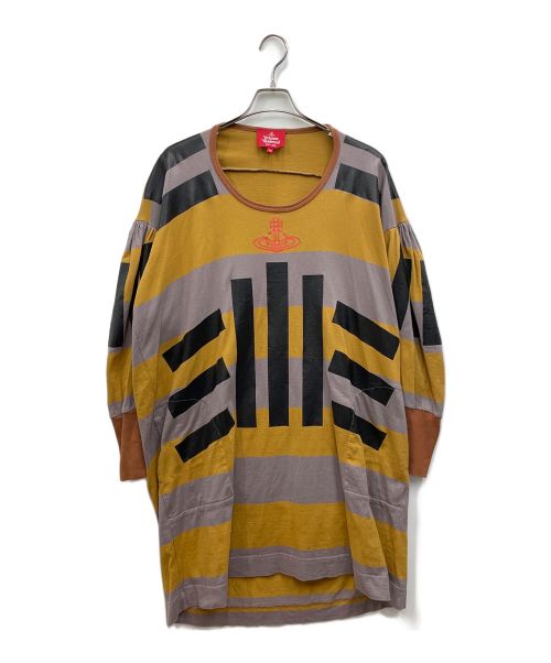 Vivienne Westwood RED LABEL（ヴィヴィアンウエストウッドレッドレーベル）Vivienne Westwood RED LABEL (ヴィヴィアンウエストウッドレッドレーベル) ワンピース ブラウン サイズ:00の古着・服飾アイテム