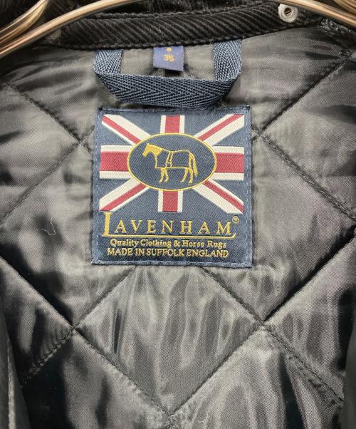 LAVENHAM（ラベンハム）LAVENHAM (ラベンハム) キルティングコート ブラック サイズ:36の古着・服飾アイテム
