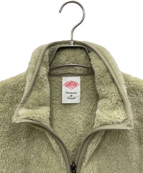 DANTON（ダントン）DANTON (ダントン) ハイパイル スタンドカラー フリースジャケット ベージュ サイズ:40の古着・服飾アイテム