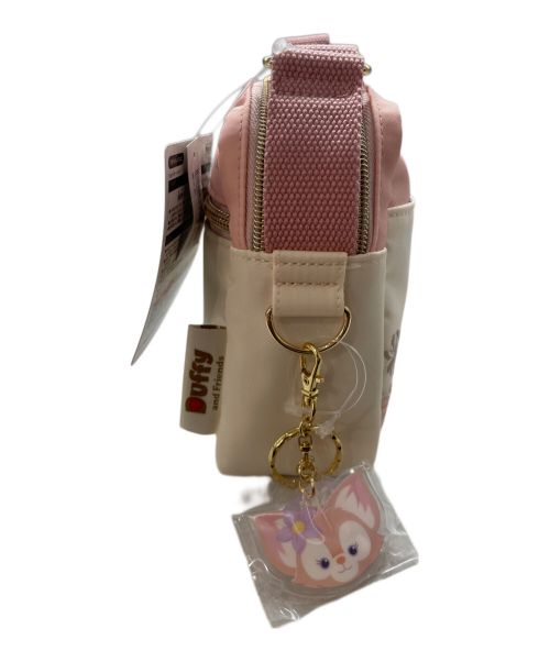 Disney(Duffy The Disney Bear)（ディズニー）Disney(Duffy The Disney Bear) (ディズニー) PAUL & JOE (ポール アンド ジョー) ショルダーバッグ アイボリー×ピンクの古着・服飾アイテム