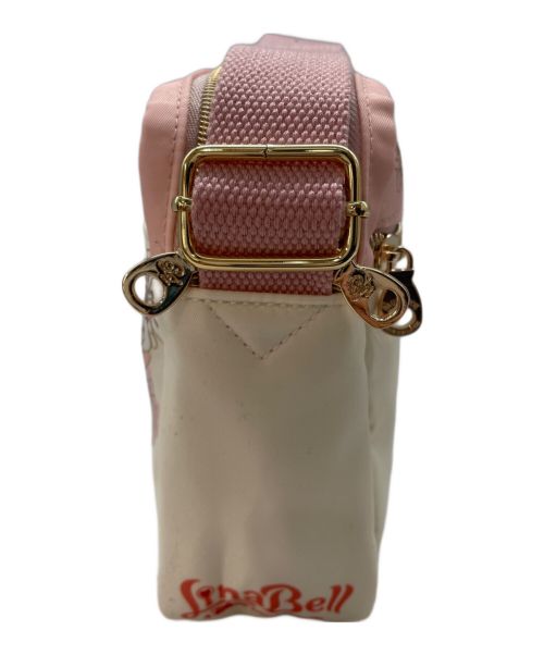 Disney(Duffy The Disney Bear)（ディズニー）Disney(Duffy The Disney Bear) (ディズニー) PAUL & JOE (ポール アンド ジョー) ショルダーバッグ アイボリー×ピンクの古着・服飾アイテム