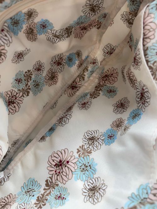 Disney(Duffy The Disney Bear)（ディズニー）Disney(Duffy The Disney Bear) (ディズニー) PAUL & JOE (ポール アンド ジョー) ショルダーバッグ アイボリー×ピンクの古着・服飾アイテム