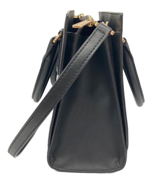 MICHAEL KORS（マイケルコース）MICHAEL KORS (マイケルコース) 2WAYショルダーバッグ ブラックの古着・服飾アイテム