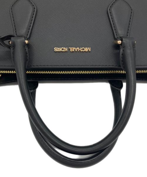 MICHAEL KORS（マイケルコース）MICHAEL KORS (マイケルコース) 2WAYショルダーバッグ ブラックの古着・服飾アイテム