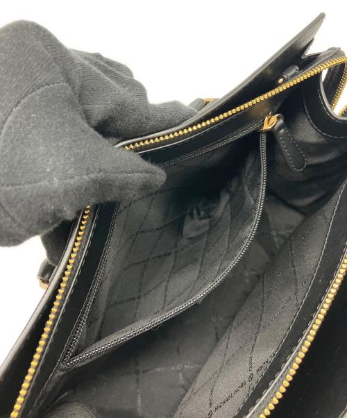 MICHAEL KORS（マイケルコース）MICHAEL KORS (マイケルコース) 2WAYショルダーバッグ ブラックの古着・服飾アイテム