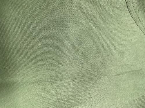 GOOUCH（グーチ）GOOUCH (グーチ) シルクステンカラージャケット カーキ サイズ:Lの古着・服飾アイテム