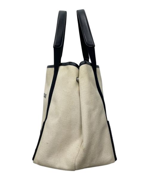 BALENCIAGA（バレンシアガ）BALENCIAGA (バレンシアガ) トートバッグ ベージュ×ブラックの古着・服飾アイテム