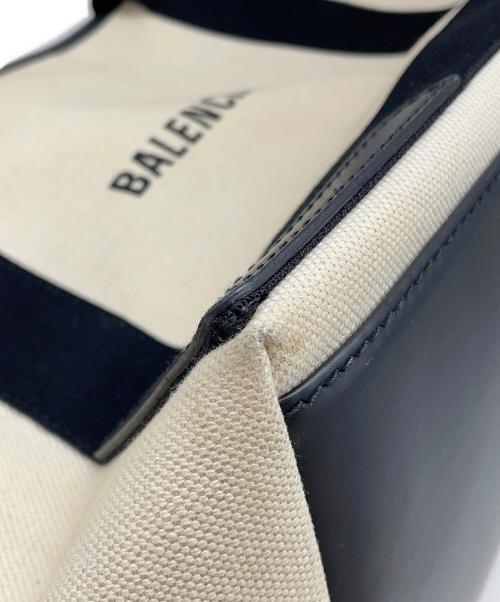 BALENCIAGA（バレンシアガ）BALENCIAGA (バレンシアガ) トートバッグ ベージュ×ブラックの古着・服飾アイテム