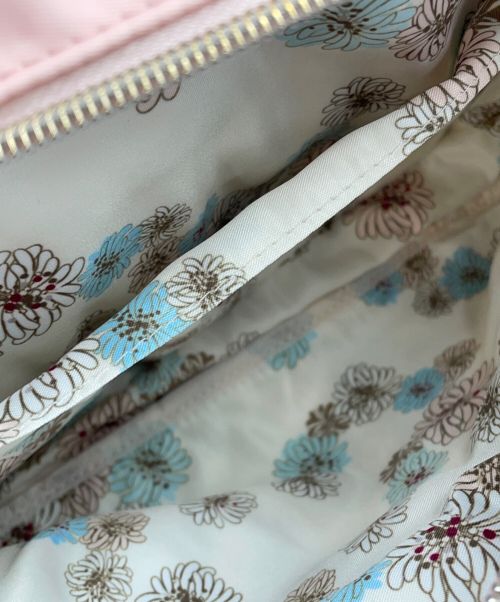 Disney(Duffy The Disney Bear)（ディズニー）Disney(Duffy The Disney Bear) (ディズニー) PAUL & JOE (ポール アンド ジョー) ショルダーバッグ アイボリー×ピンクの古着・服飾アイテム