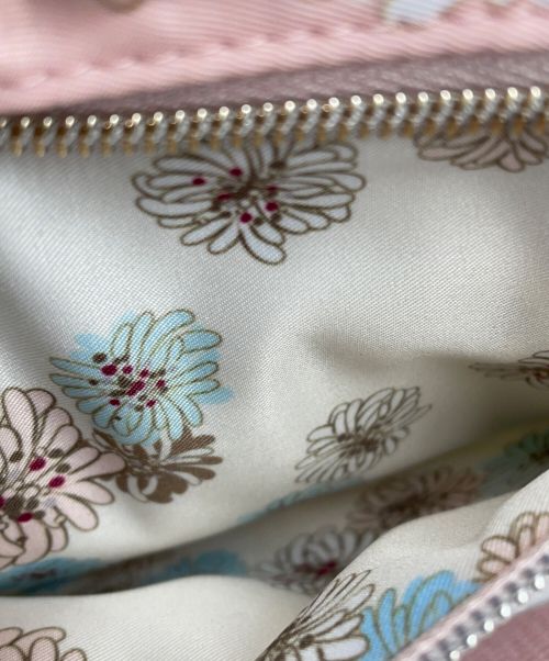 Disney(Duffy The Disney Bear)（ディズニー）Disney(Duffy The Disney Bear) (ディズニー) PAUL & JOE (ポール アンド ジョー) ショルダーバッグ アイボリー×ピンクの古着・服飾アイテム