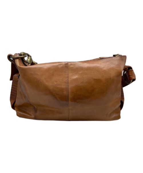 CORNELIAN TAURUS by daisuke iwanaga（コーネリアンタウラス バイ ダイスケイワナガ）CORNELIAN TAURUS by daisuke iwanaga (コーネリアンタウラス バイ ダイスケイワナガ) レザーショルダーバッグ ブラウンの古着・服飾アイテム