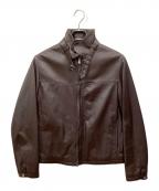 Cinquantaチンクワンタ）の古着「レザージャケット」｜ブラウン