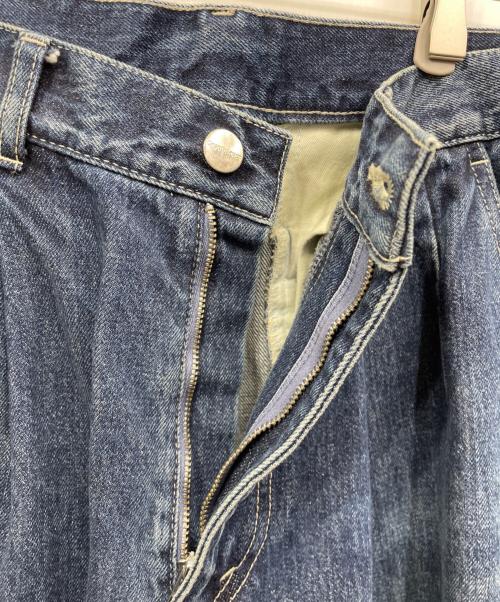 Graphpaper（グラフペーパー）Graphpaper (グラフペーパー) Selvage Denim Two Tuck Pants インディゴ サイズ:1の古着・服飾アイテム
