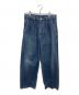 Graphpaper（グラフペーパー）の古着「Selvage Denim Two Tuck Pants」｜インディゴ