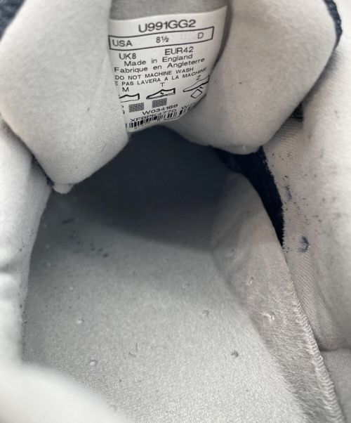 NEW BALANCE（ニューバランス）NEW BALANCE (ニューバランス) Made in UK 991v2 ネイビー×グレー サイズ:26cmの古着・服飾アイテム