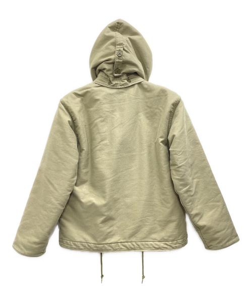 HOUSTON（ヒューストン）HOUSTON (ヒューストン) デッキジャケット ベージュ サイズ:38Rの古着・服飾アイテム