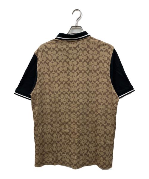 COACH（コーチ）COACH (コーチ) ポロシャツ ブラウン サイズ:XLARGEの古着・服飾アイテム