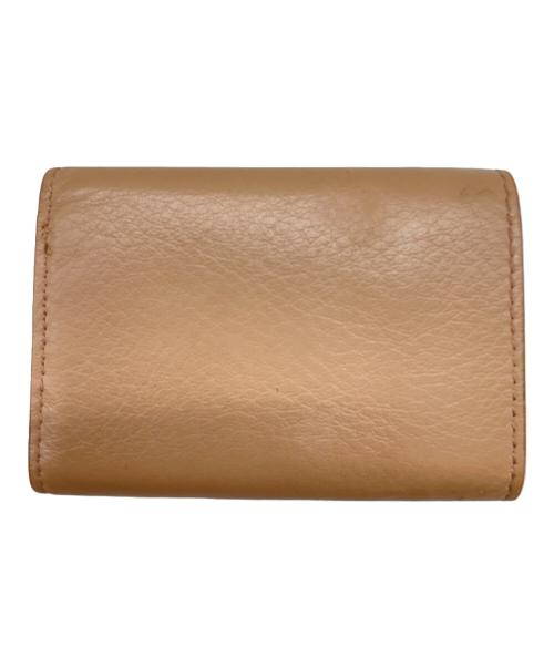 BALENCIAGA（バレンシアガ）BALENCIAGA (バレンシアガ) ペーパーミニ ミニ ウォレット 三つ折り財布 ベージュの古着・服飾アイテム