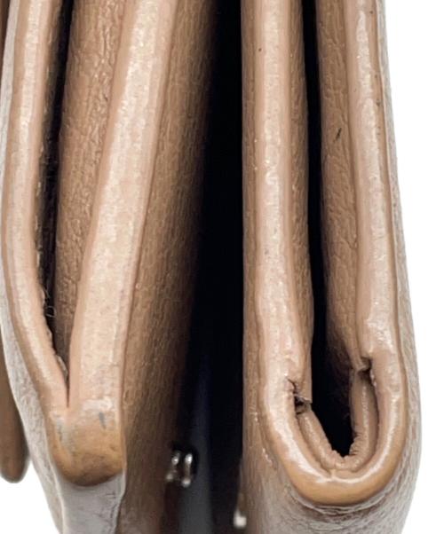 BALENCIAGA（バレンシアガ）BALENCIAGA (バレンシアガ) ペーパーミニ ミニ ウォレット 三つ折り財布 ベージュの古着・服飾アイテム