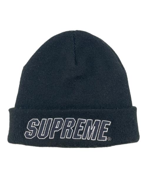 SUPREME（シュプリーム）SUPREME (シュプリーム) ニット帽 ブラックの古着・服飾アイテム