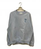 AMI Alexandre Mattiussiアミアレクサンドルマテュッシ）の古着「ハート刺繍スウェット」｜ブルー