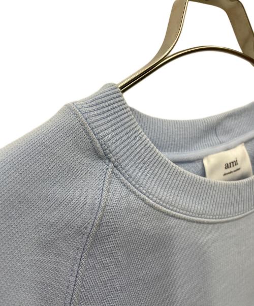 AMI Alexandre Mattiussi（アミアレクサンドルマテュッシ）AMI Alexandre Mattiussi (アミアレクサンドルマテュッシ) ハート刺繍スウェット ブルー サイズ:XXLの古着・服飾アイテム