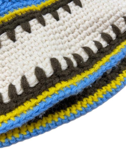 SUPREME（シュプリーム）SUPREME (シュプリーム) Crochet Edge Bell Hat アイボリー×ブラウンの古着・服飾アイテム