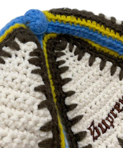 SUPREME（シュプリーム）SUPREME (シュプリーム) Crochet Edge Bell Hat アイボリー×ブラウンの古着・服飾アイテム