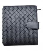 BOTTEGA VENETAボッテガベネタ）の古着「2つ折り財布」｜ブラック