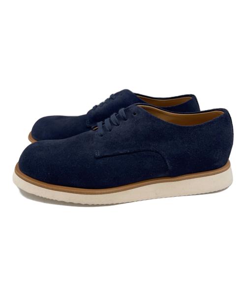 GIORGIO ARMANI（ジョルジョアルマーニ）GIORGIO ARMANI (ジョルジョアルマーニ) スウェードシューズ ネイビー サイズ:7の古着・服飾アイテム