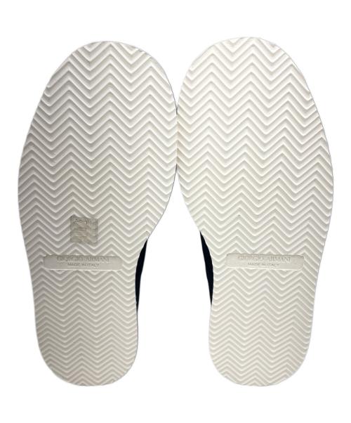 GIORGIO ARMANI（ジョルジョアルマーニ）GIORGIO ARMANI (ジョルジョアルマーニ) スウェードシューズ ネイビー サイズ:7の古着・服飾アイテム